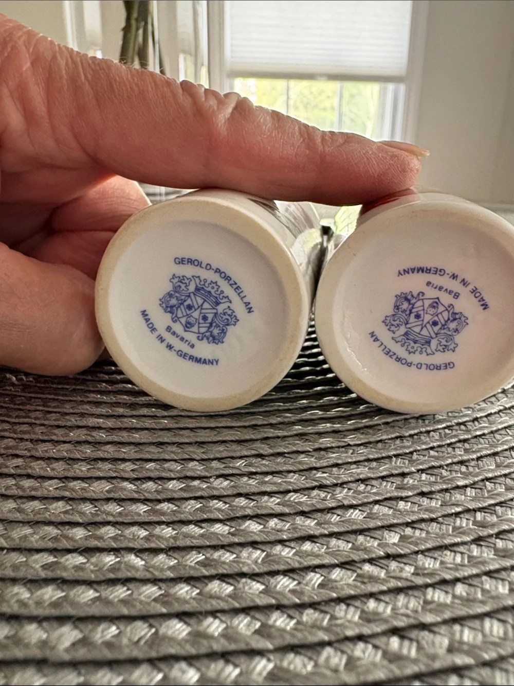 Gerold-Porzellan Salt & Pepper Shakers Made in Germany